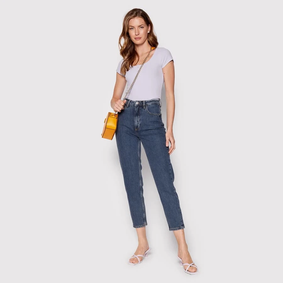 Blugi dama slim fit, Calvin Klein-K20K202114, Gri